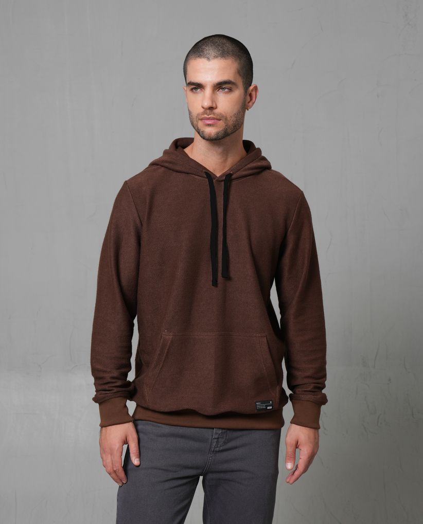 Buzo con capucha y bolsillo canguro para hombre