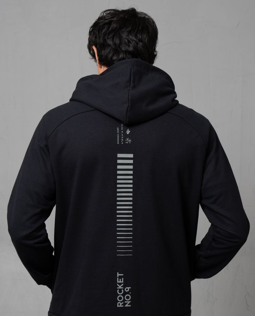 Buzo estampado con capucha para hombre