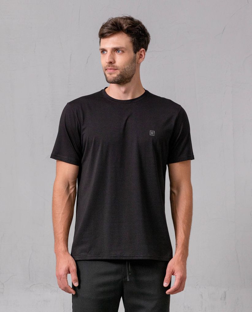 Camiseta manga corta básica para hombre