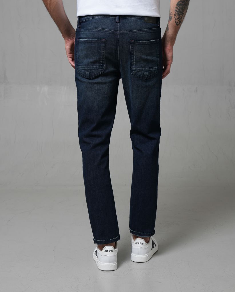 Jean Straight semiajustado para hombre