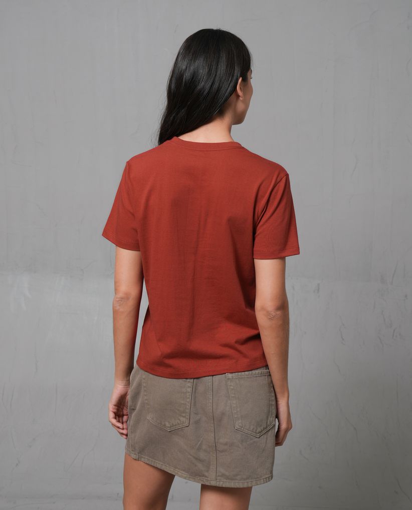 Camiseta en 100% algodón para mujer