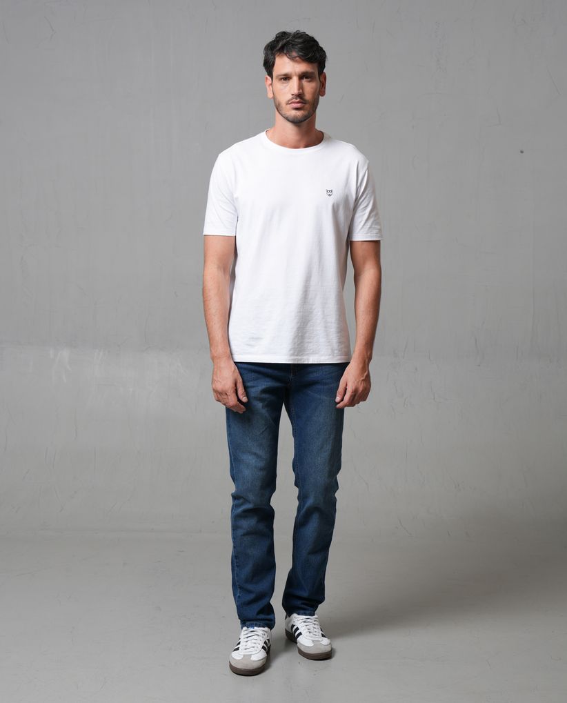 Jean Straight cinco bolsillos para hombre