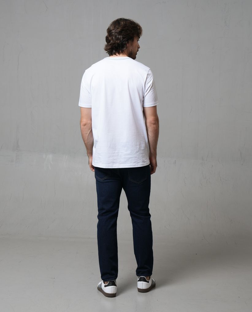 Jean Slim tono oscuro para hombre