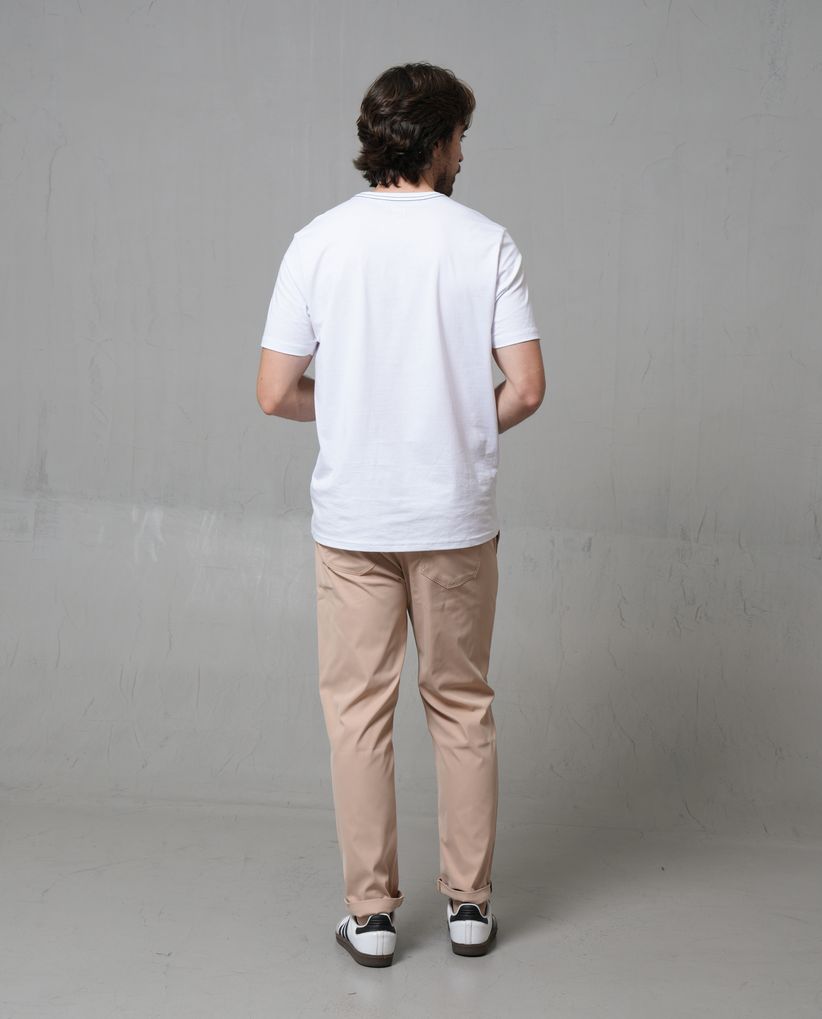 Pantalón Slim tipo chino para hombre