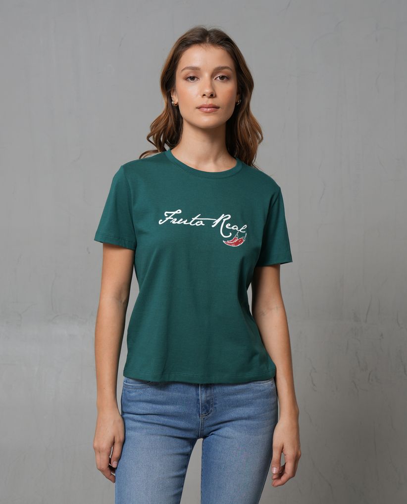 Camiseta estampada para mujer