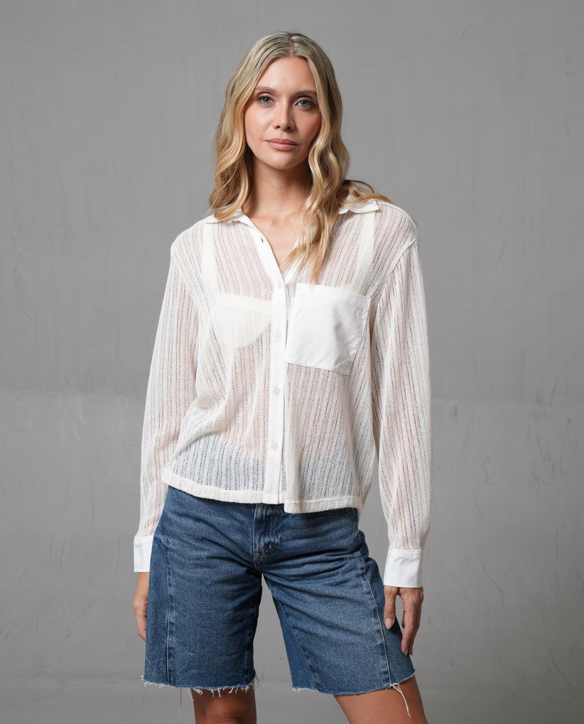 Camisa manga larga para mujer