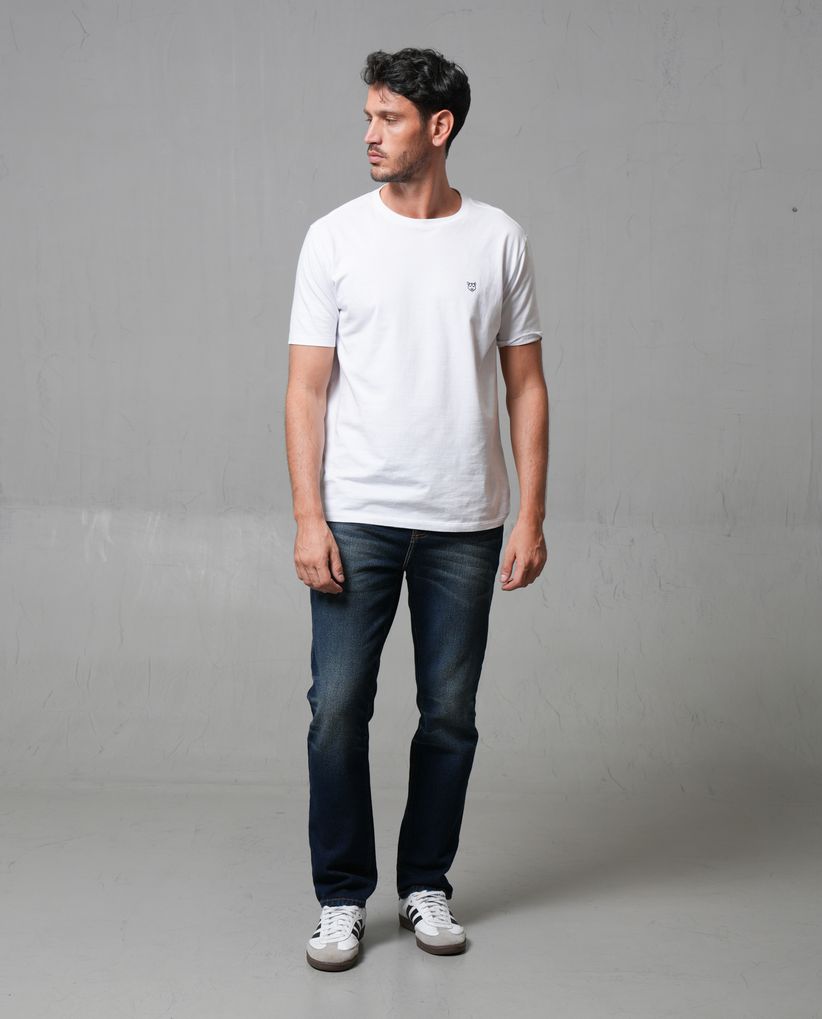 Jean Straight en 100% algodón para hombre