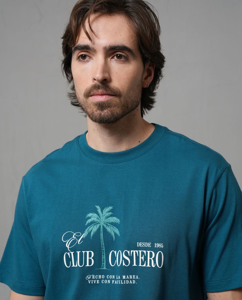 Camiseta con estampado para hombre