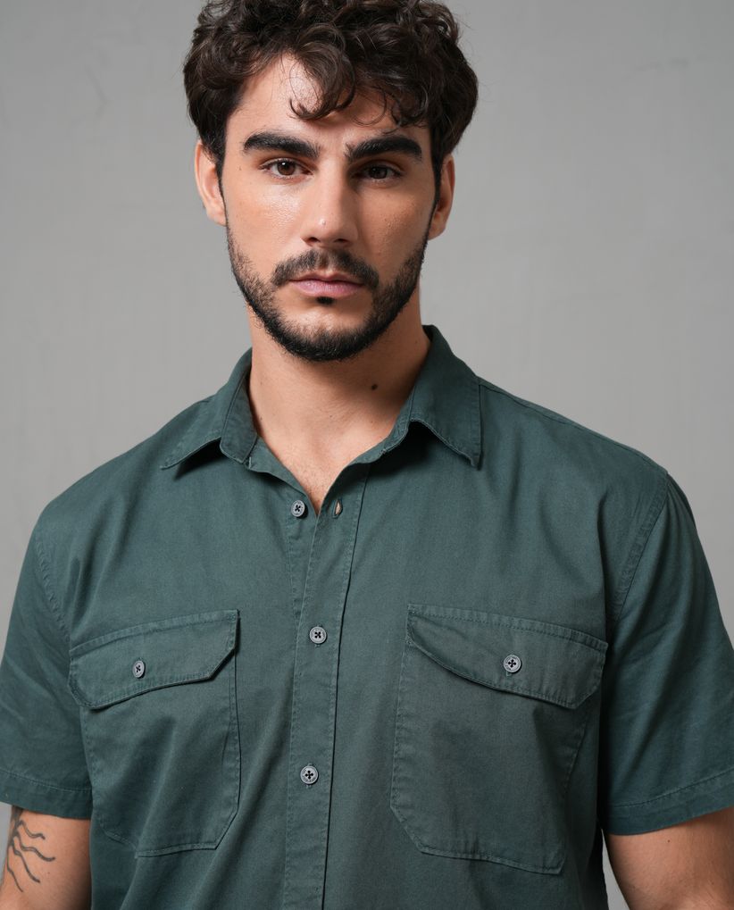 Camisa manga corta para hombre