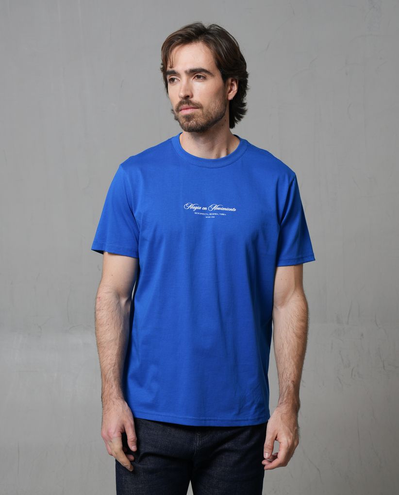 Camiseta básica manga corta para hombre