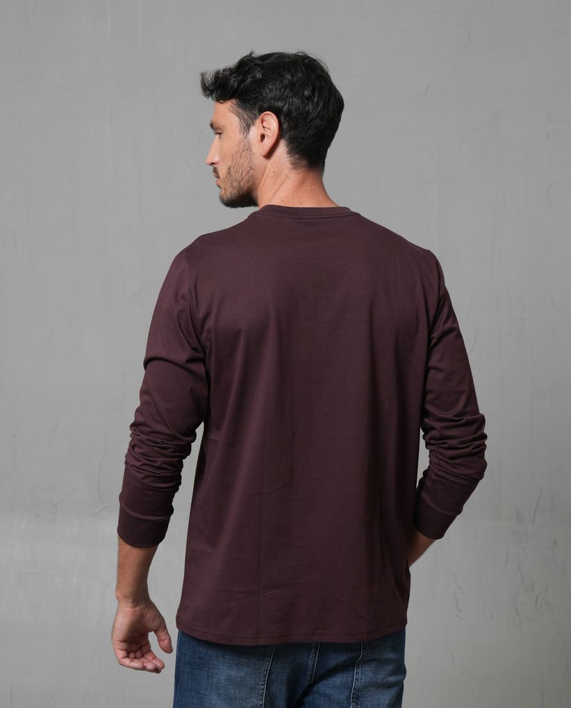 Camiseta manga larga para hombre