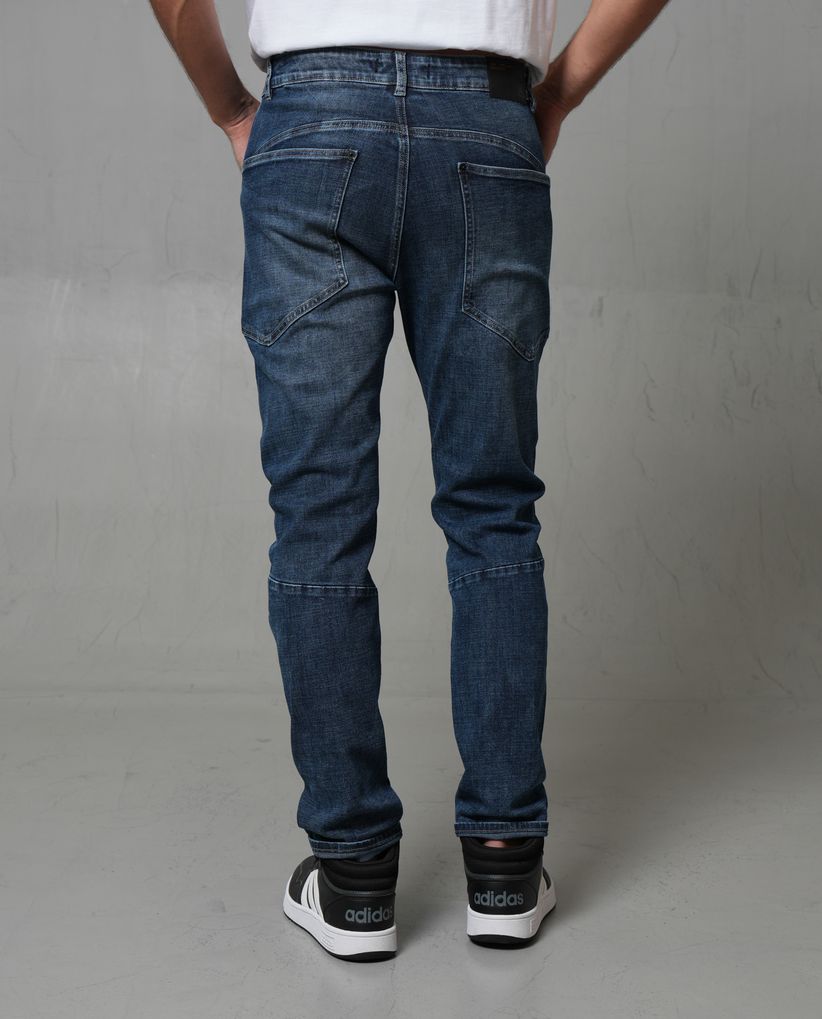 Jean Trendy tono medio para hombre