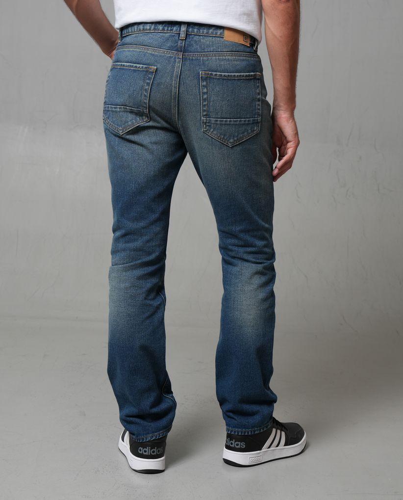 Jean Straight tono medio para hombre