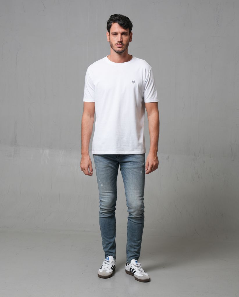 Jean Super Slim tono claro para hombre