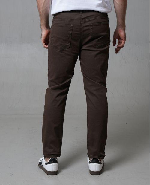 Pantalón Slim en dril semiliviano para hombre