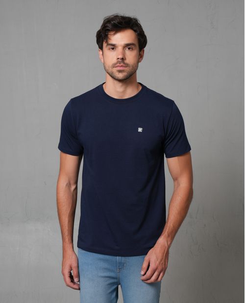 Camiseta con estampado en punto corazón para hombre