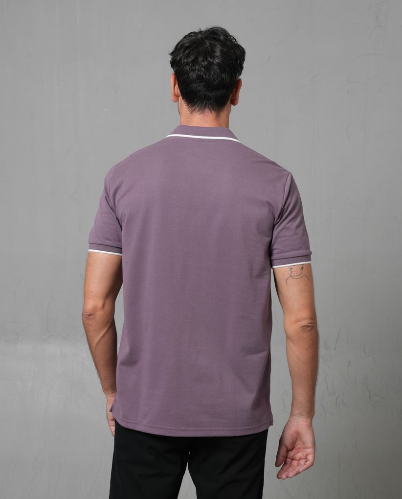 Polo manga corta con puma estampado para hombre