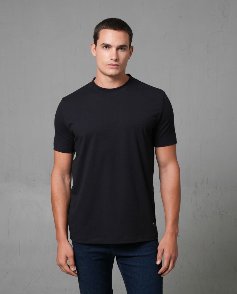 Camiseta de tela con textura para hombre