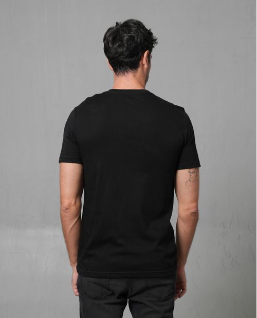 Camiseta manga corta con mini prints para hombre