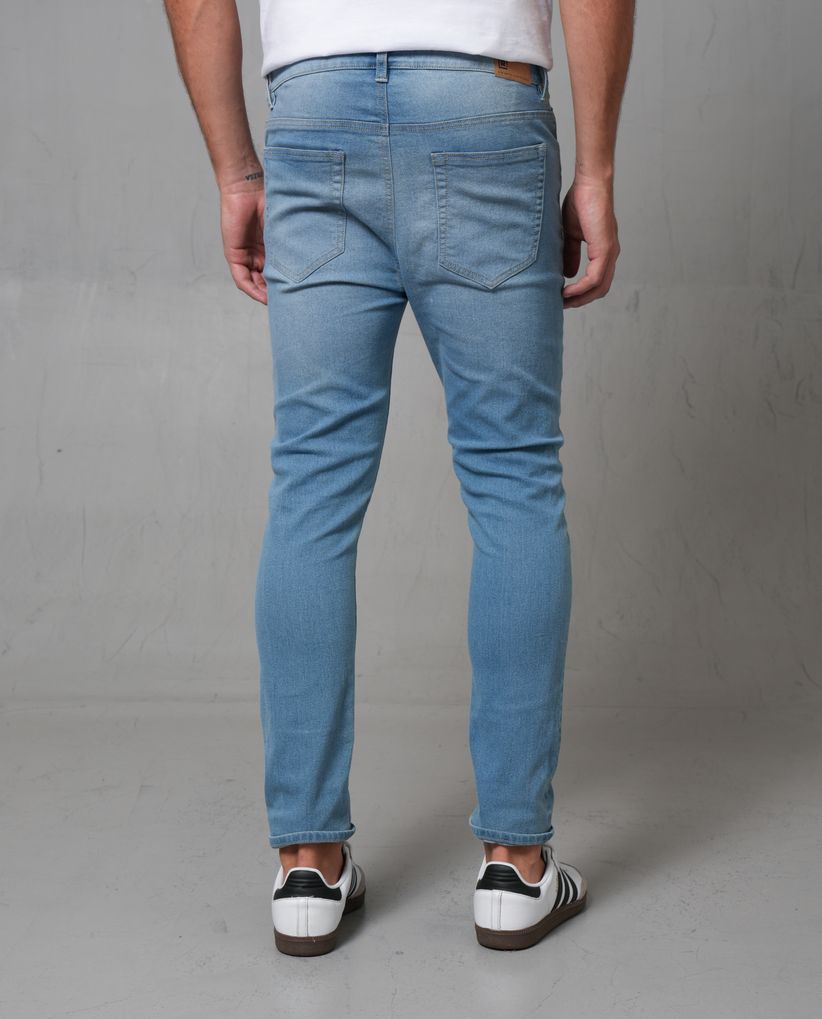 Jean Slim fit cinco bolsillos para hombre