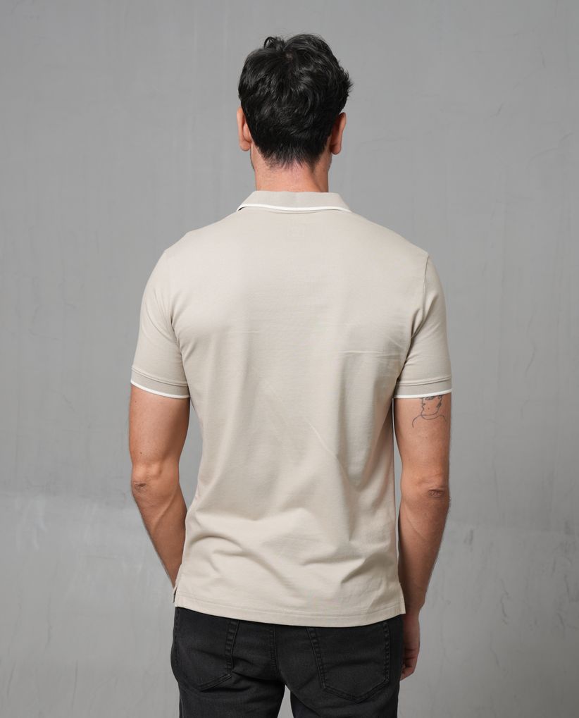 Camisa tipo polo clásica para hombre