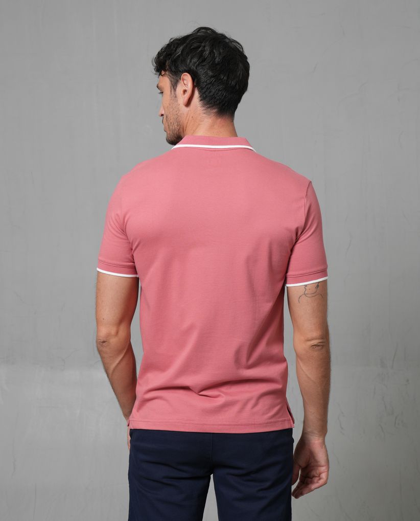 Camisa tipo polo clásica para hombre