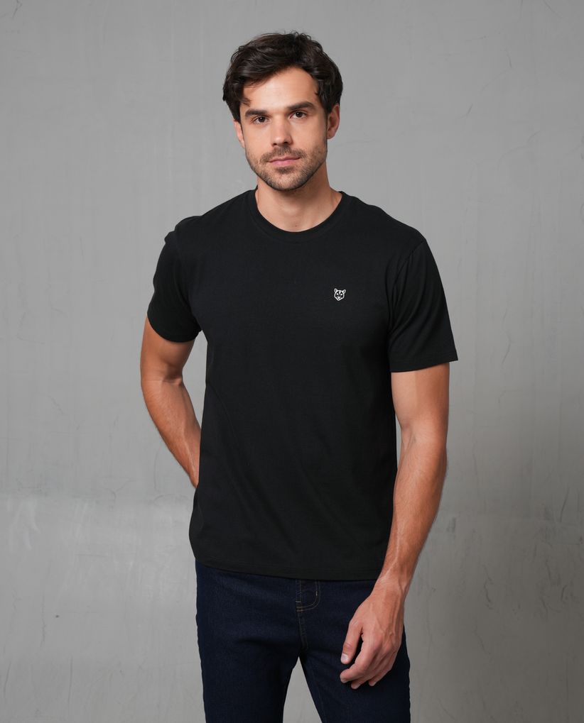 Camiseta manga corta con puma estampado para hombre