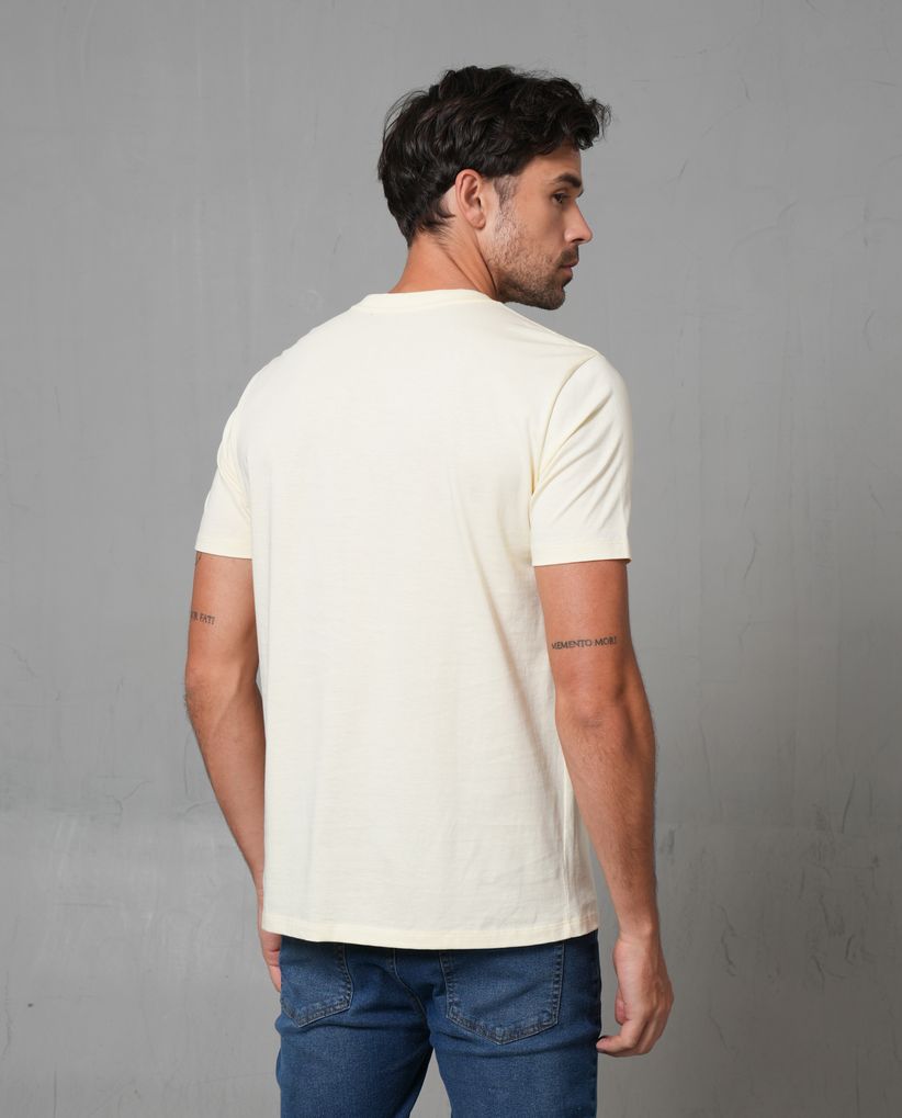 Camiseta manga corta con puma estampado para hombre