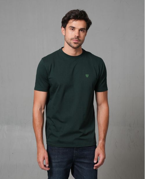 Camiseta manga corta con puma estampado para hombre