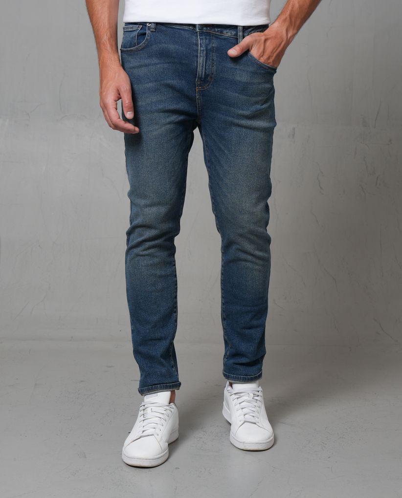 Jean Slim cinco bolsillos para hombre