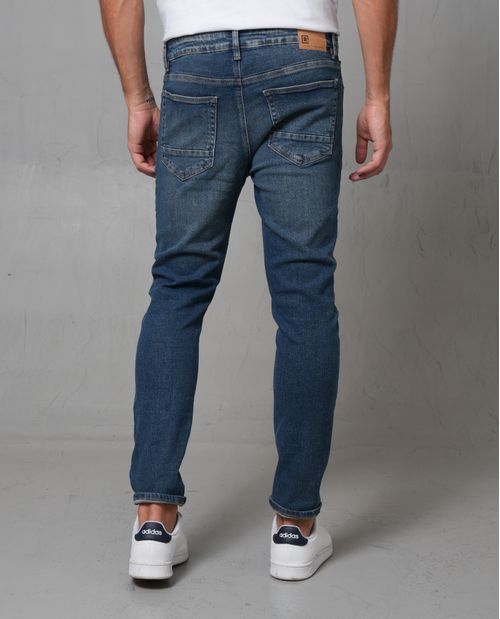 Jean Slim cinco bolsillos para hombre