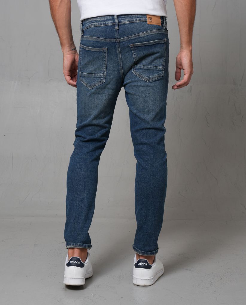 Jean Slim cinco bolsillos para hombre