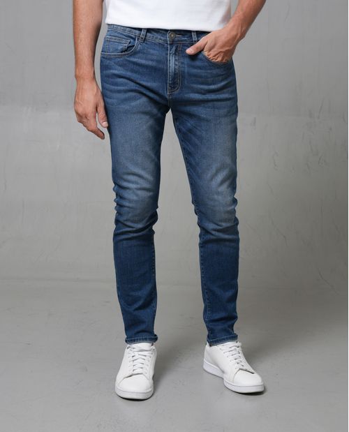 Jean Super Slim tono oscuro para hombre