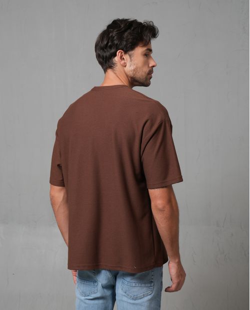 Camiseta Oversize con textura para hombre