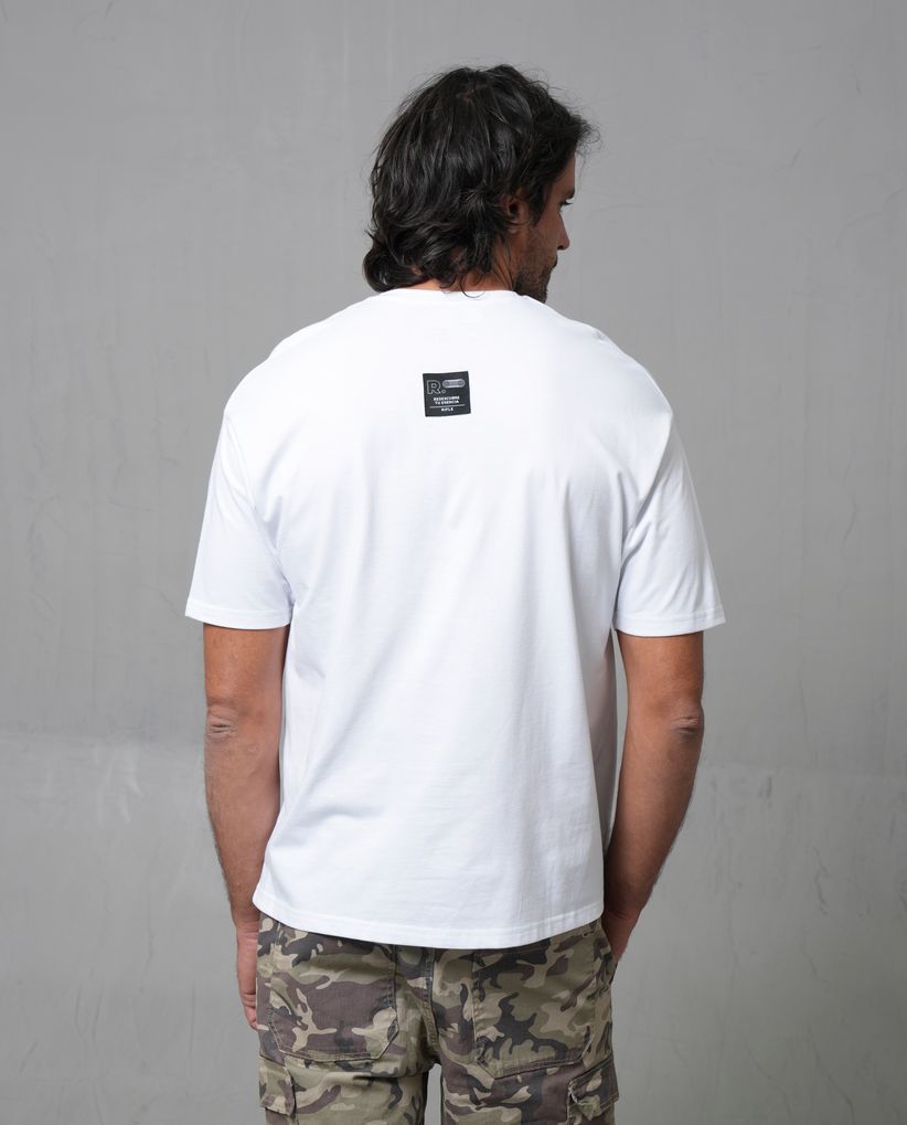 Camiseta con cuello redondo para hombre