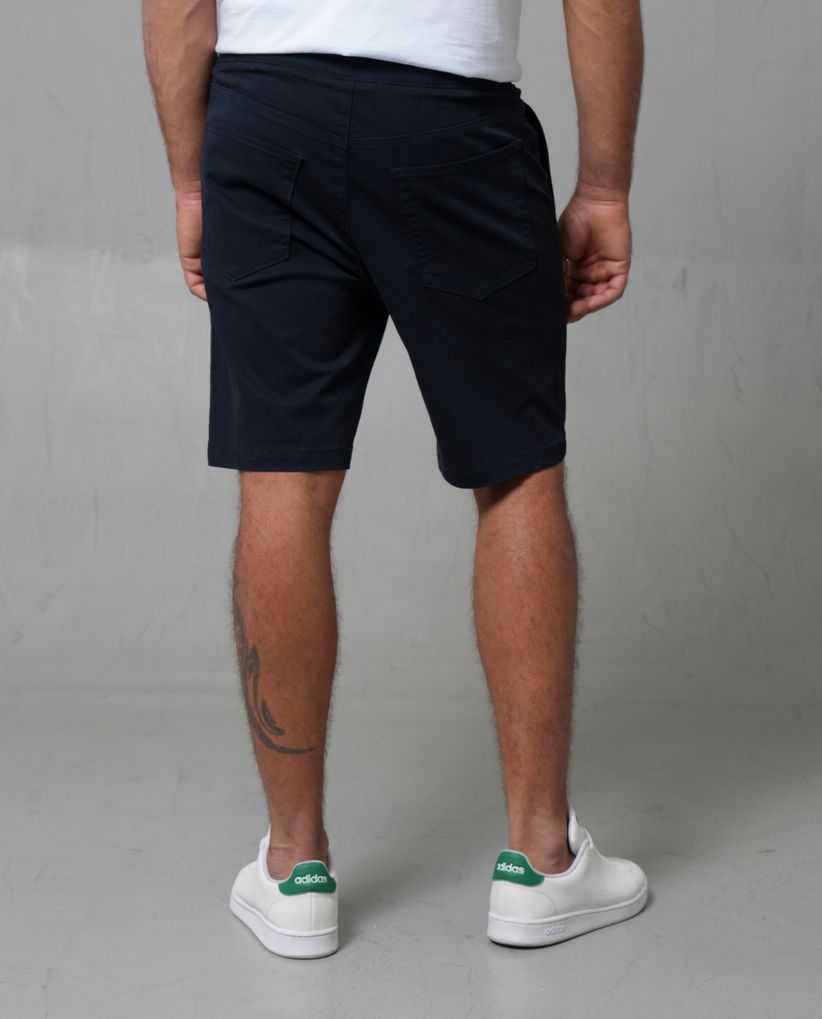 Bermuda con pretina elástica para hombre