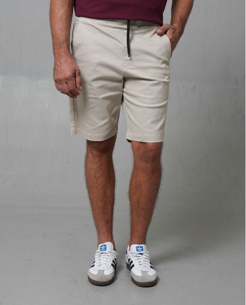 Bermuda con pretina elástica para hombre