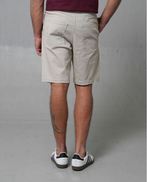 Bermuda con pretina elástica para hombre