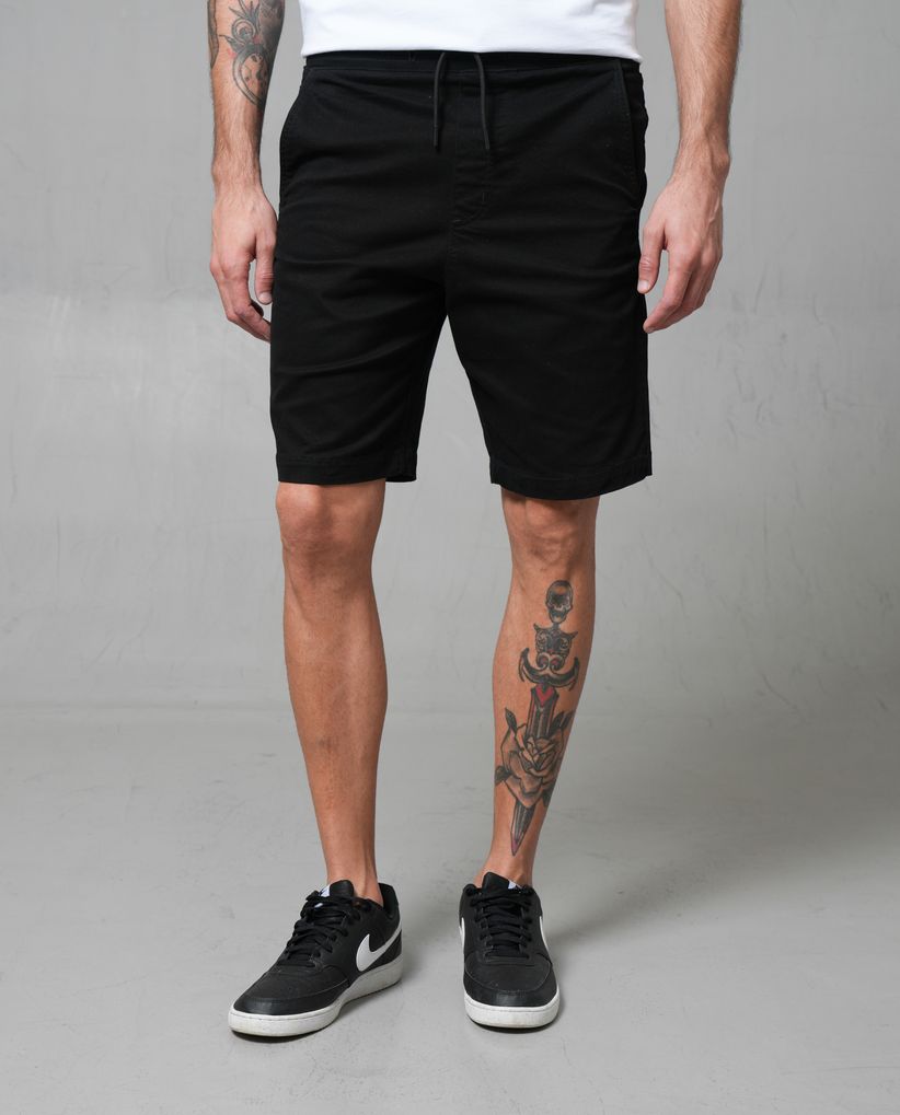 Bermuda con pretina elástica para hombre