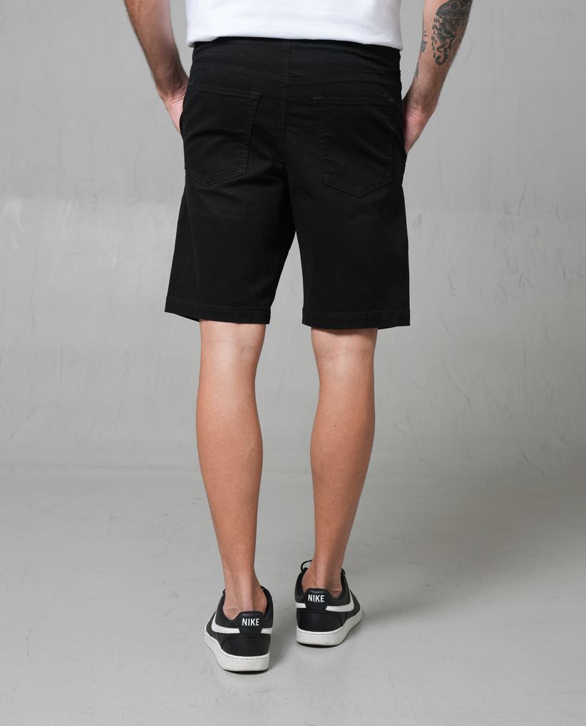 Bermuda con pretina elástica para hombre