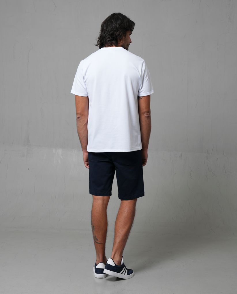 Bermuda con pretina elástica para hombre