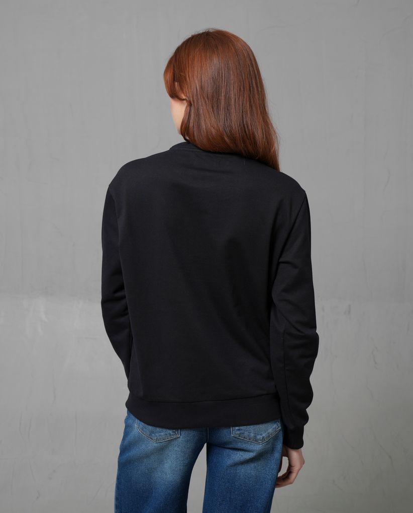 Buzo con cuello redondo para mujer