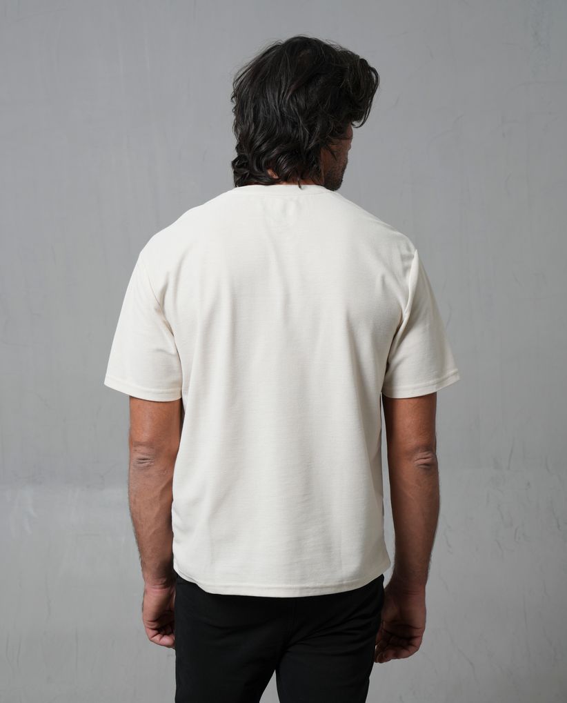Camiseta Oversize con textura para hombre