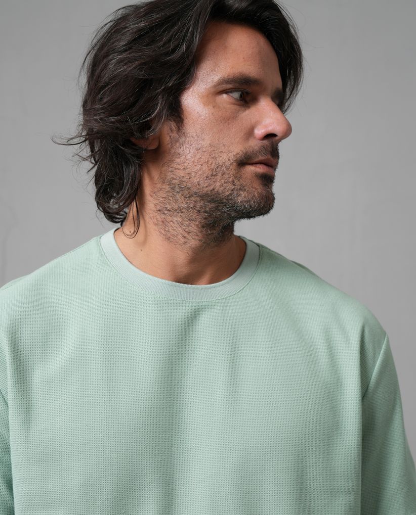 Camiseta Oversize con textura para hombre