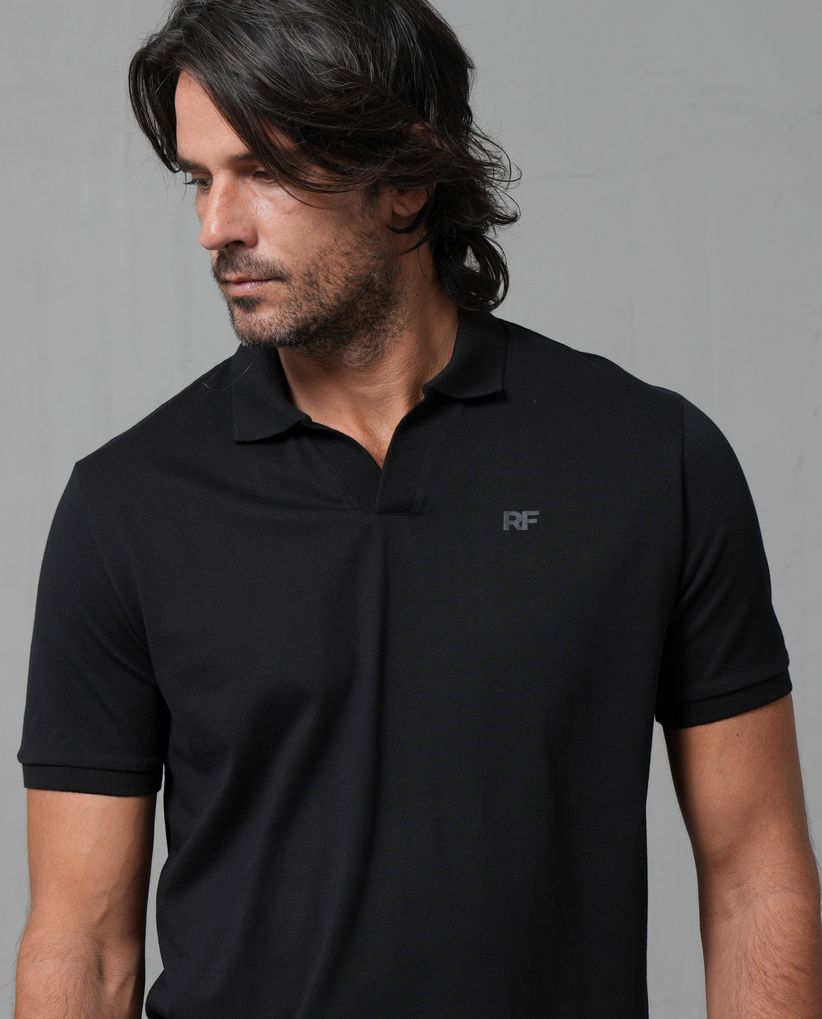 Polo con tejido de punto para hombre