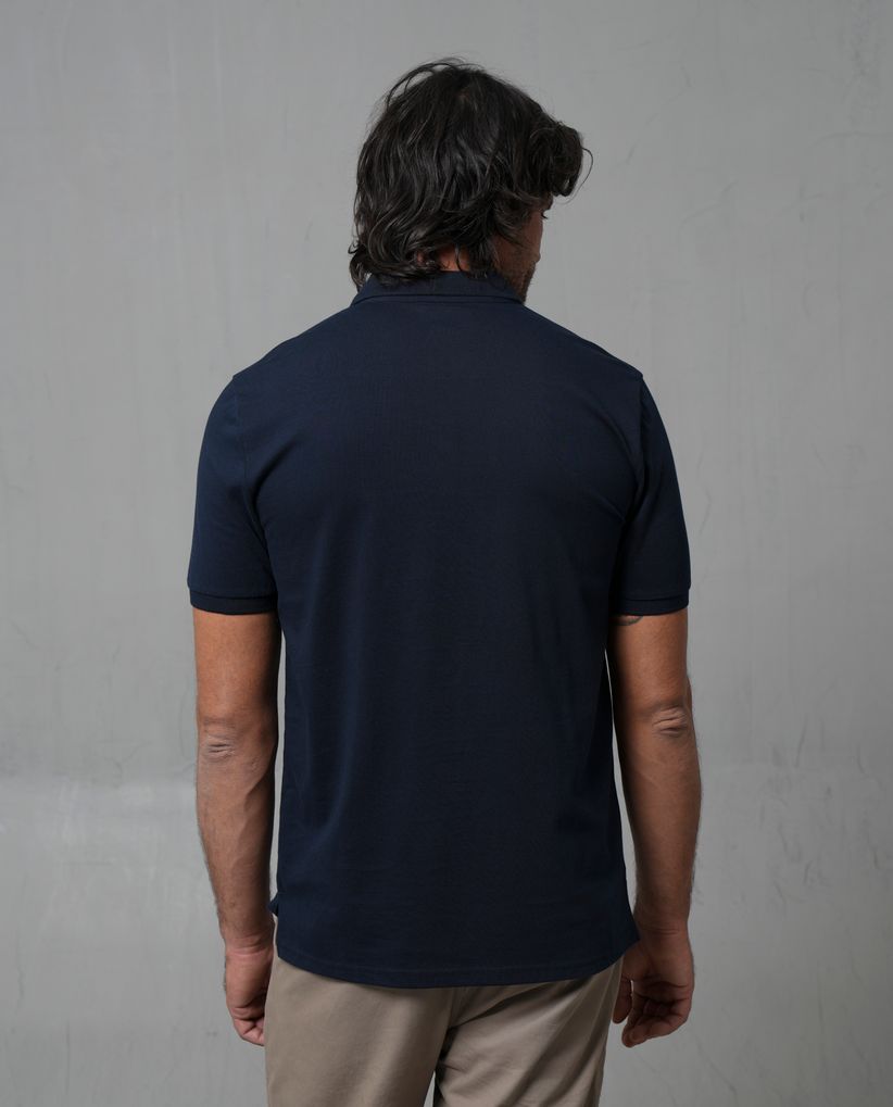 Polo con tejido de punto para hombre