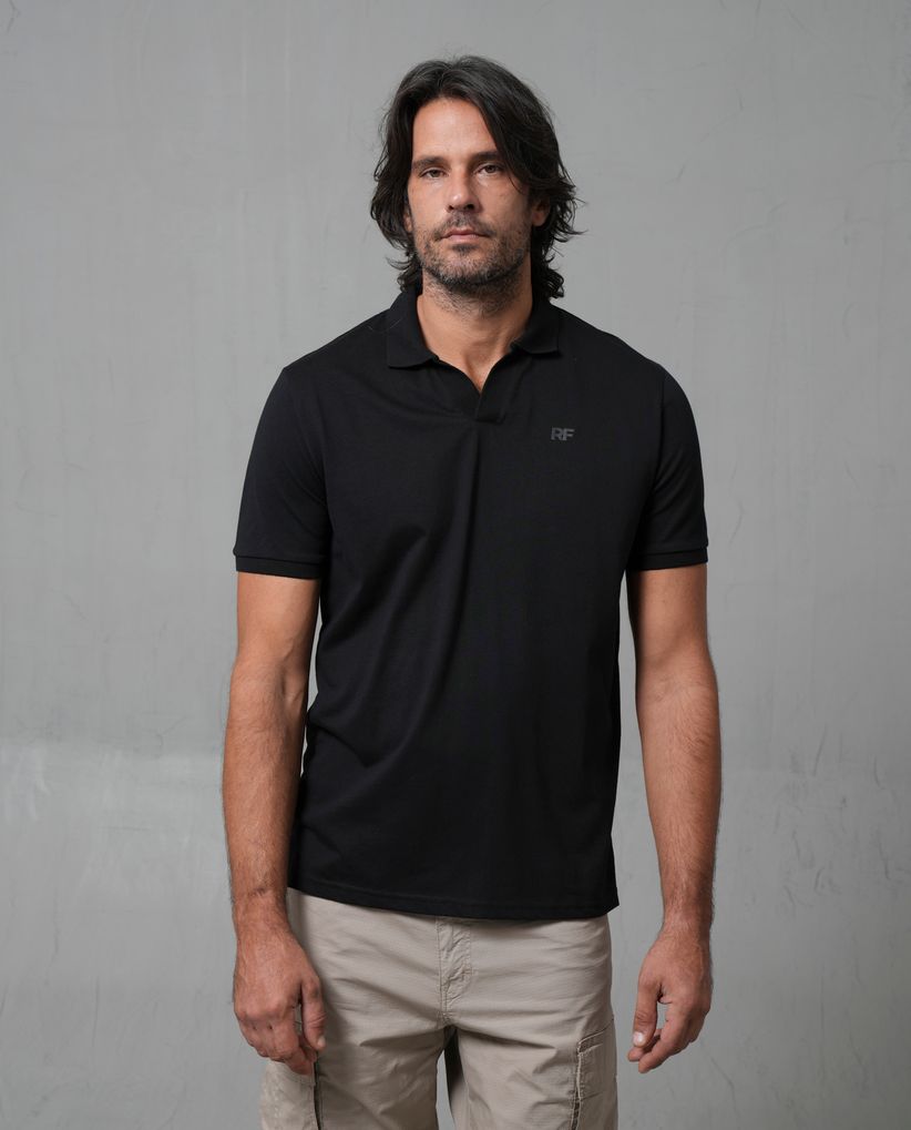 Polo con tejido de punto para hombre
