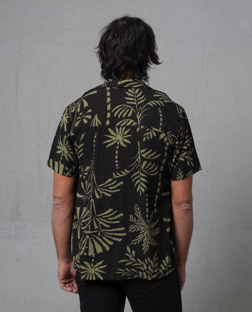 Camisa manga corta con estampado para hombre