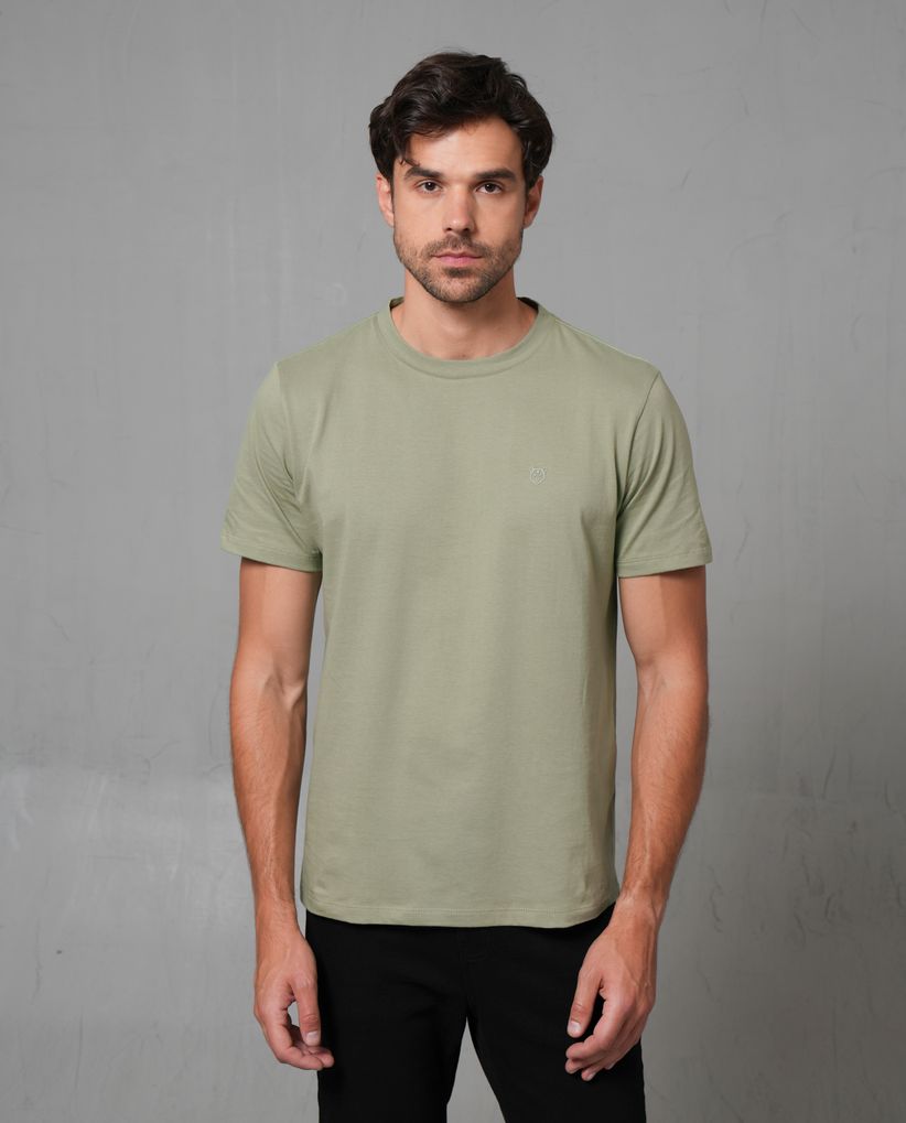 Camiseta manga corta con puma estampado para hombre