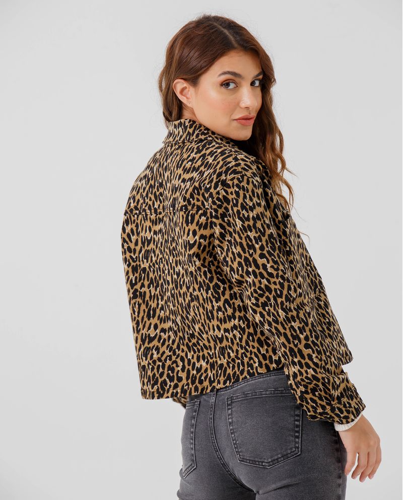 Chamarra discount animal print